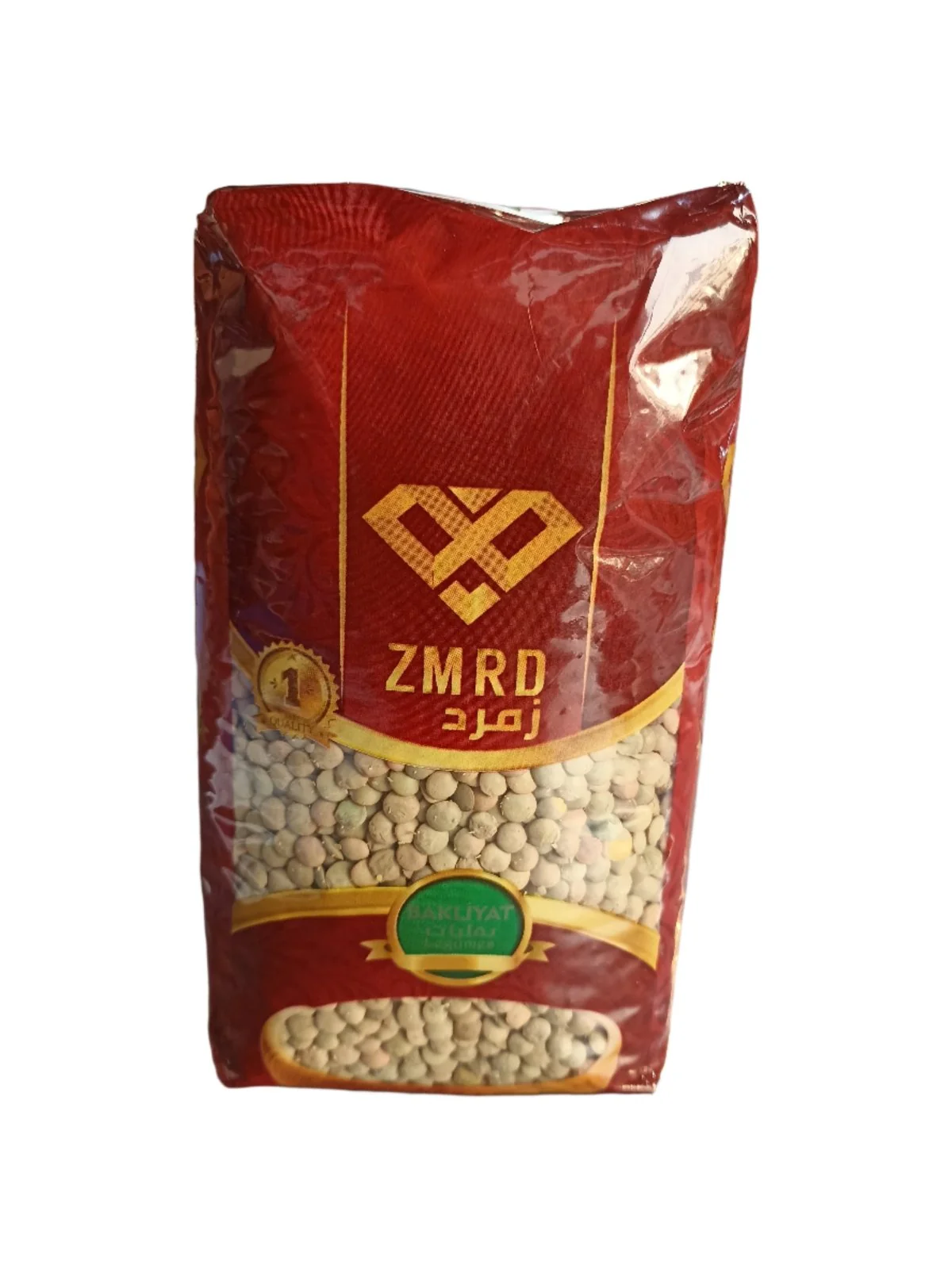Zmrd Green Lentils 1kg | زمرد عدس اخضر