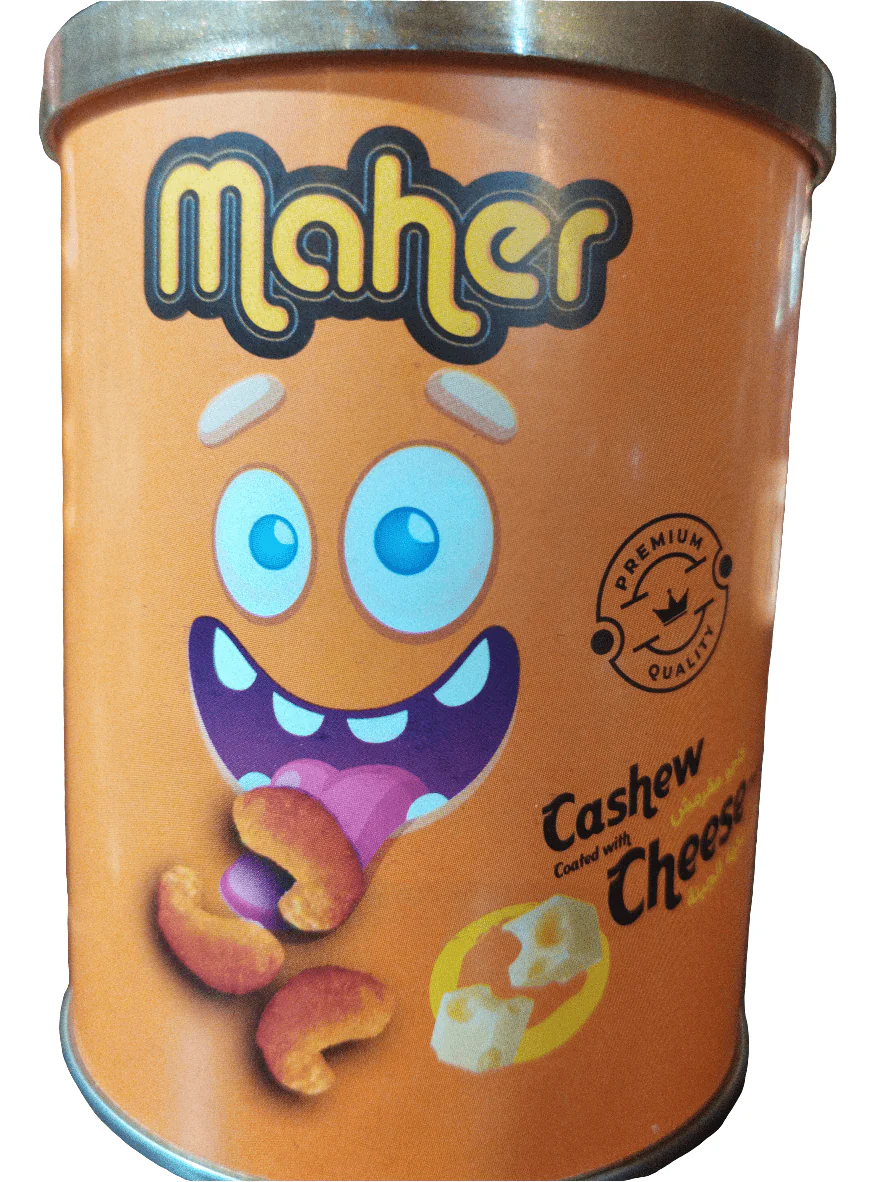 Maher Crispy Cashew Nuts Cheese 150g |  ماهر كاجو مقرمش بالجبنة