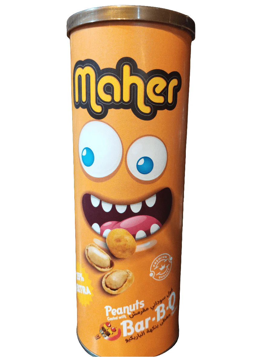 Maher Crunchy Peanuts BBQ 250g | فول سوداني مقرمش بالباربكيو