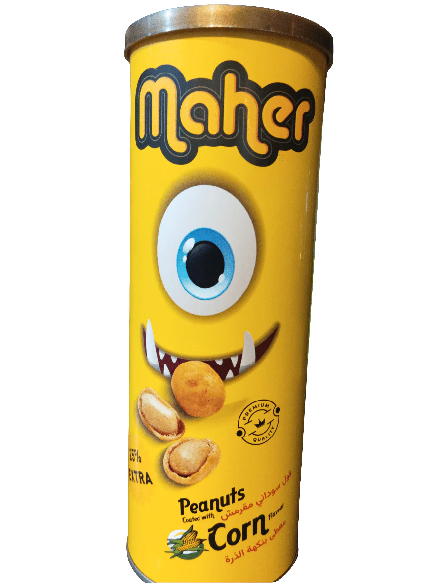 Maher Crunchy Peanuts Corn 250g |  ماهر فول سوداني مقرمش بالذرة