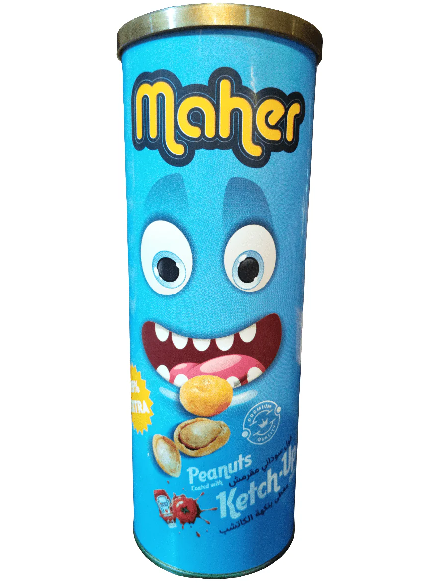 Maher Crunchy Peanuts Ketchup 250g |  ماهر فول سوداني مقرمش بالكاتشب