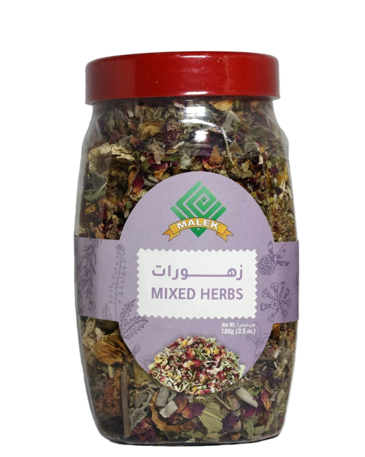 Malek Mixed Herbs 100g (Exp: 30/05/2026) | مالك  زهورات