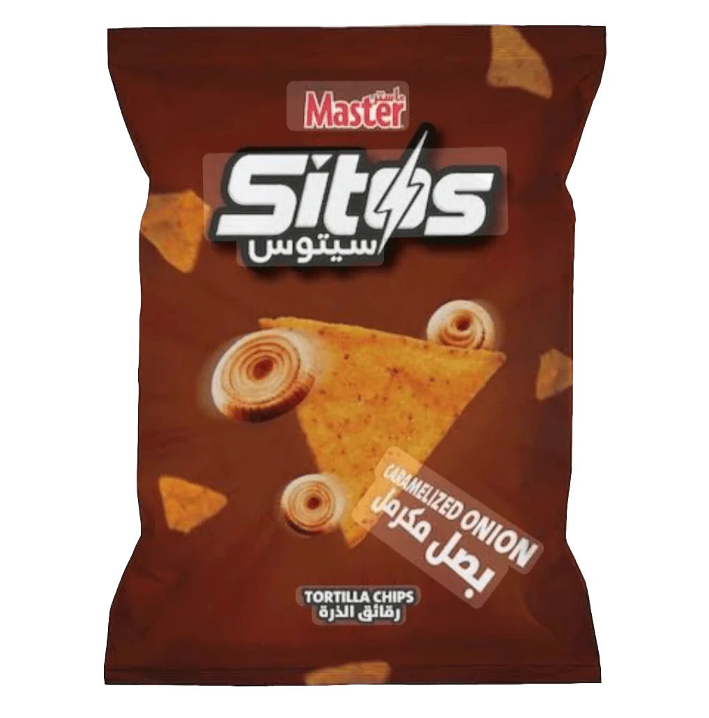 Master Sitos Tortilla Chips Caramelized Onion 150g | ماستر سيتوس بصل مكرمل - Image 2