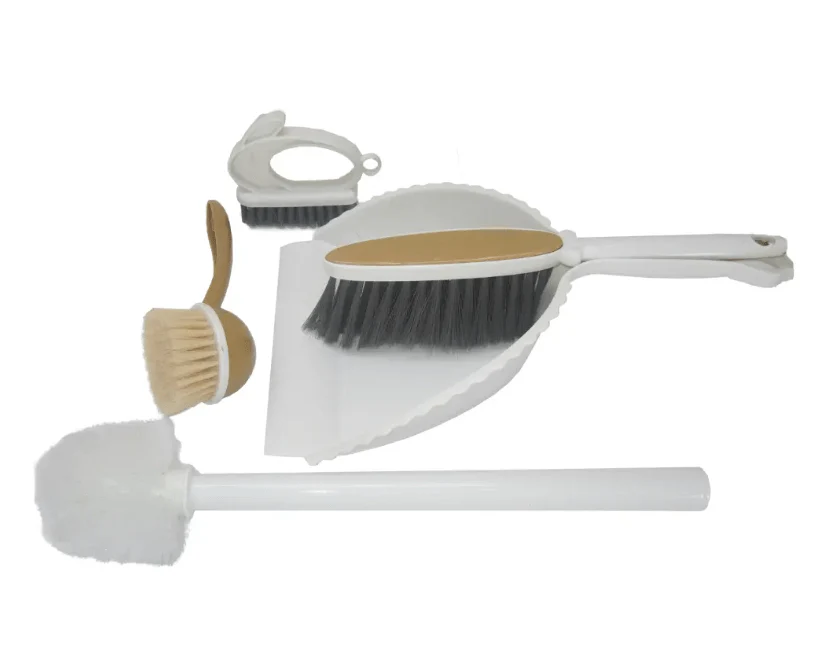 Moonlight Dustpan 4pcs Set | طقم فراشي مع جاروف