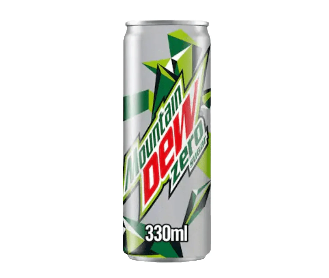 Mountain Dew Zero Sugar 330ml Can