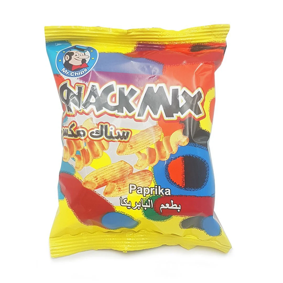 Mr Chips Snack Mix Paprika Box 100x14g | سناك شيبس بابريكا