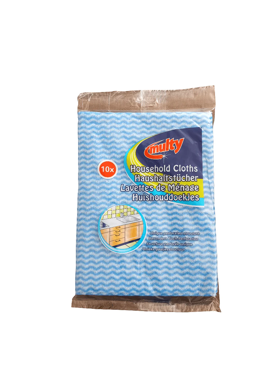 HTE Multy All Purpose Cloths 10Pcs | قطع مسح الاسطح