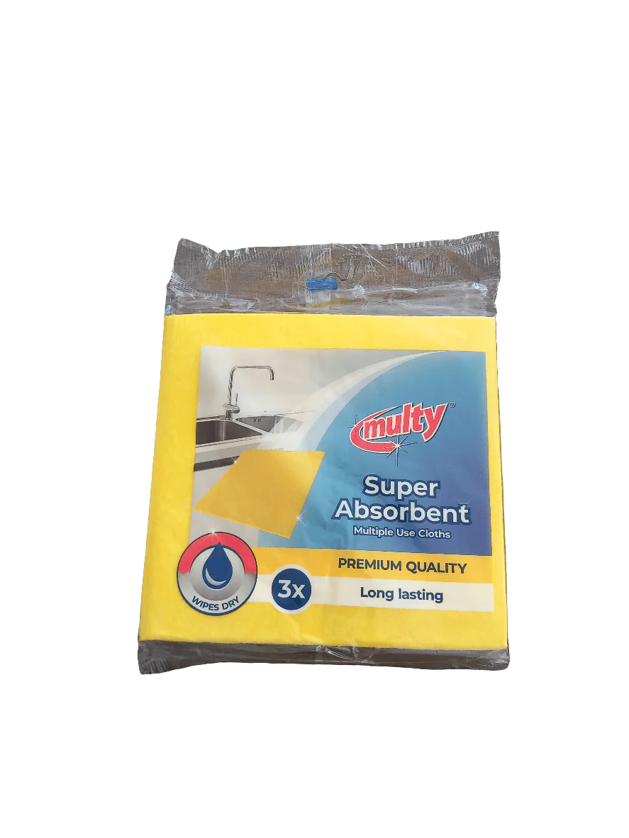 HTE Multy Multiple Use Cloths 3Pcs | فوط متعددة الاستعمالات