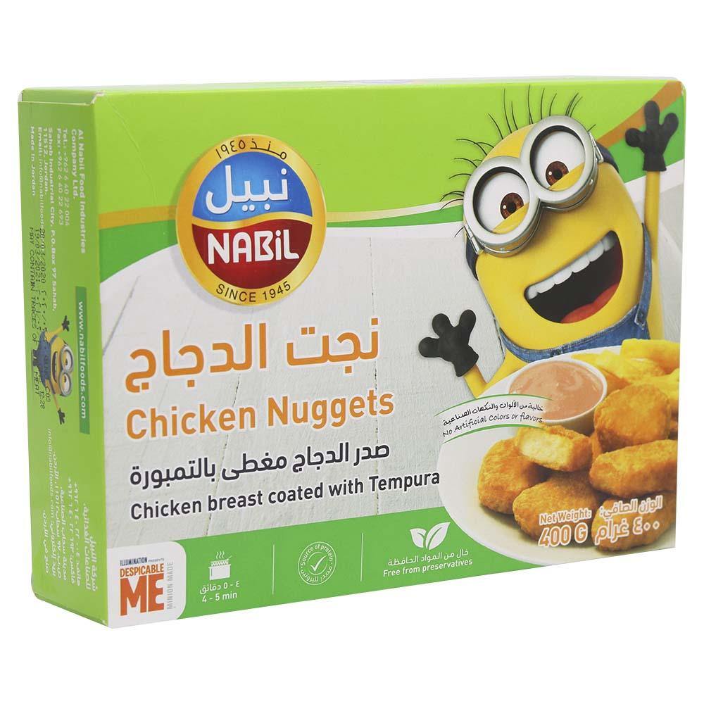 Nabil Chicken Nuggets Tempura CTN 12 x 400g | نجت الدجاج نبيل