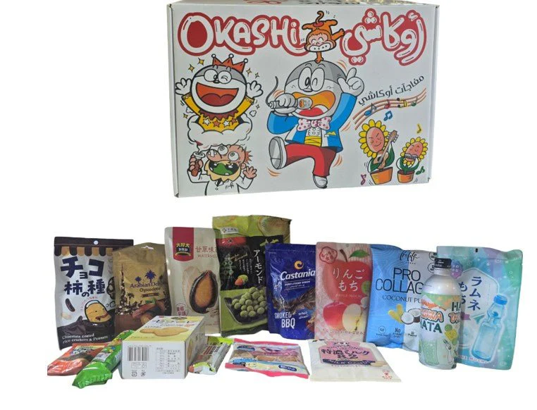 Okashi Japanese Assorted Gift Box|اوكاشي مفاجأت هدايا داخل الصندوق - Image 2