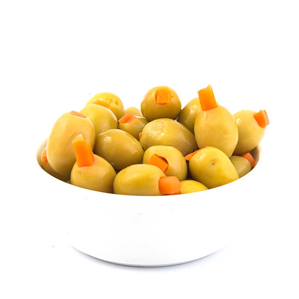 Olives Stuffed with Carrots Syria 1Kg | زيتون محشي جزر سوري