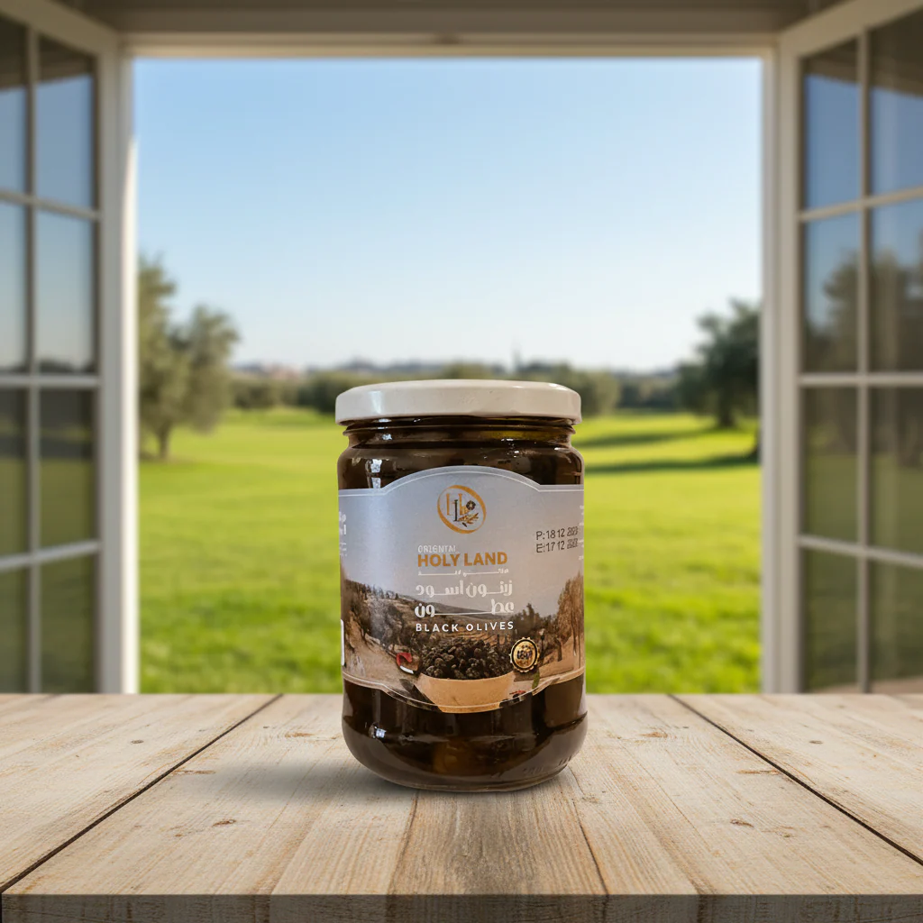 Oriental Holy Land Black Olives 400g | هولي لاند زيتون اسود