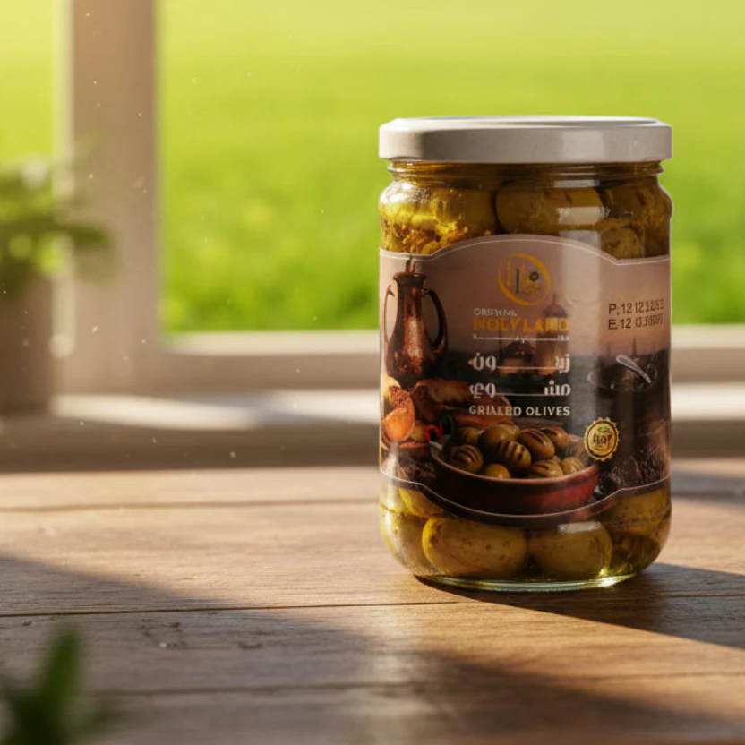 Oriental Holy Land Grilled Olives 400g | هولي لاند زيتون مشوي