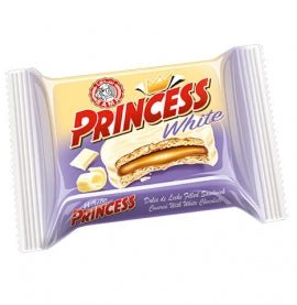 Princess White Chocolate Mini Wafer 20g | برنسيس ويفر ابيض صغي