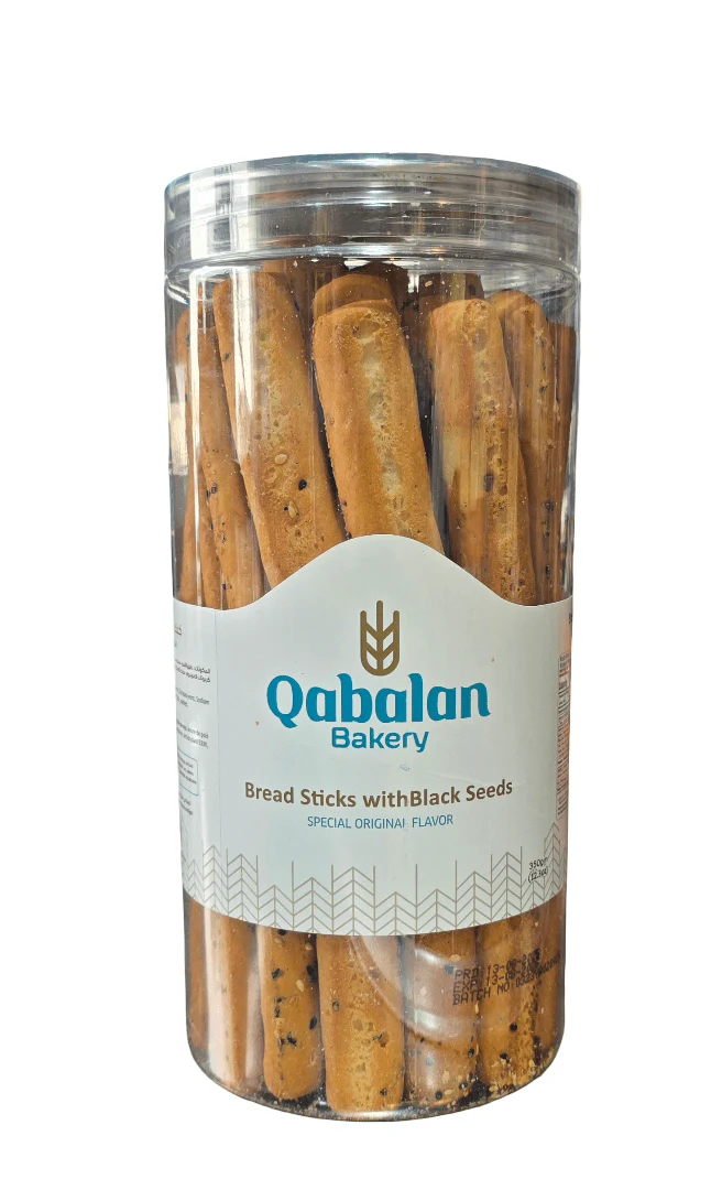 Qabalan Bread Sticks with Black Seeds 350g | قبلان كعك عيدان حبة البركة