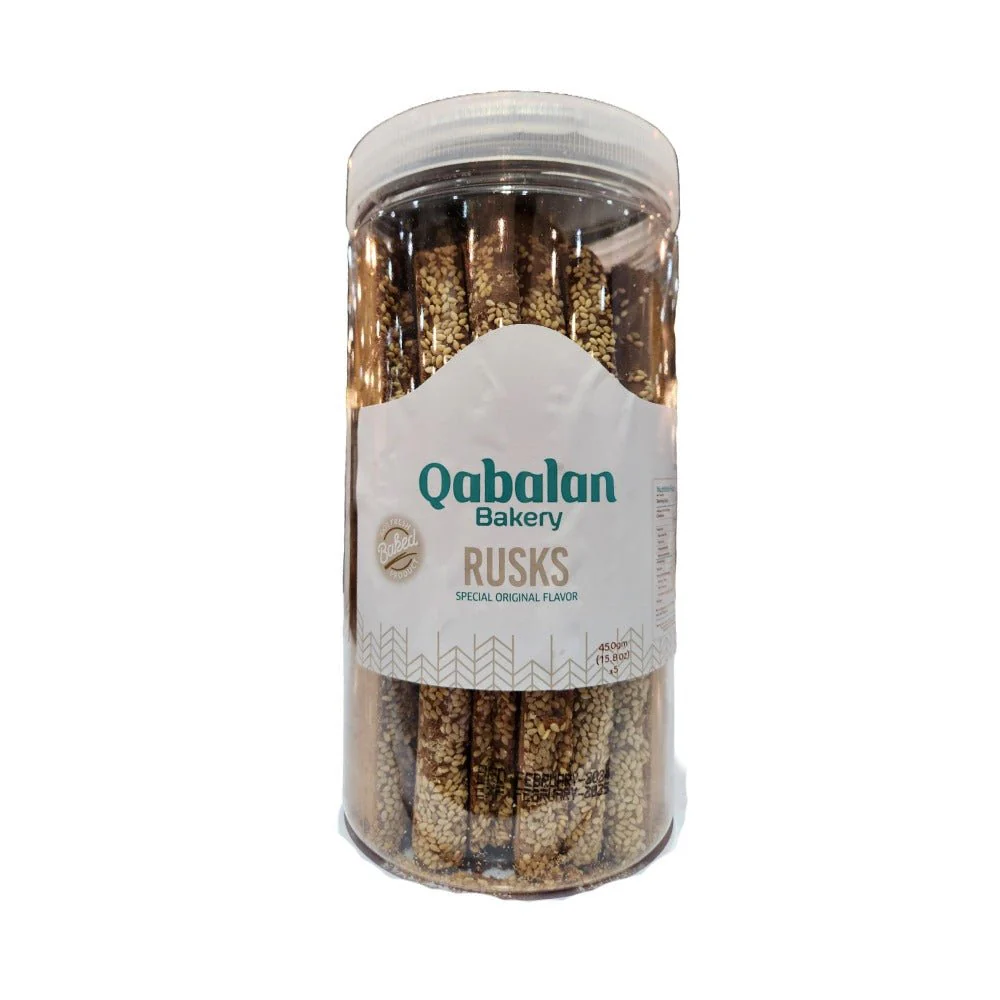 Qabalan Rusks with Sesame 450g | قبلان كعك قرشلة بالسمسم - Image 2