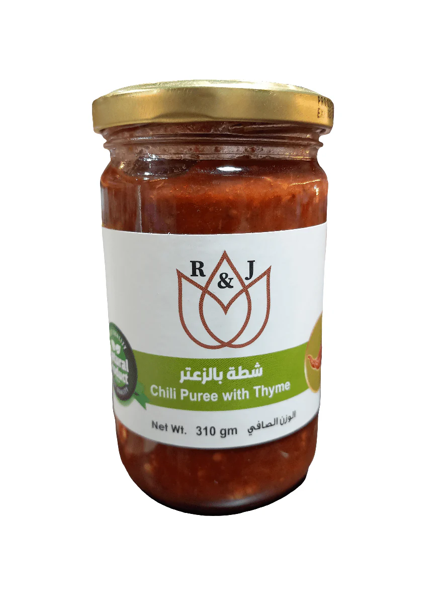 R&J Chili Puree with Thyme 310g | آر آند جي شطة بالزعتر
