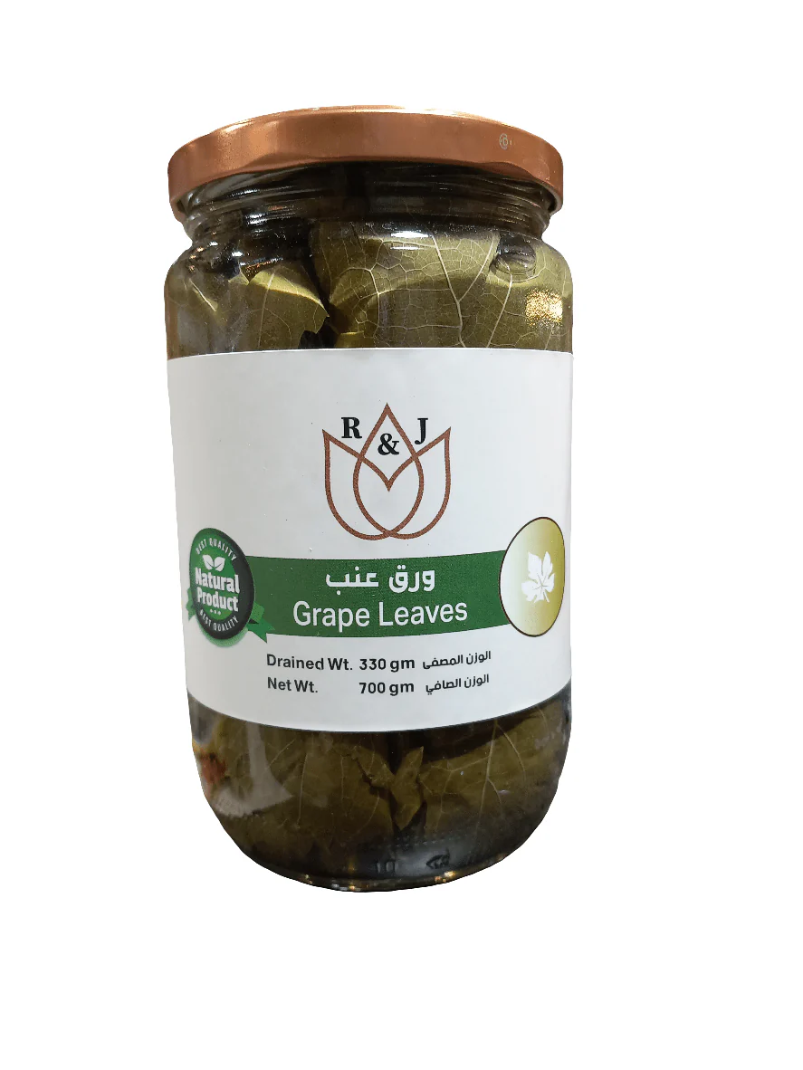 R&J Pickled Grape Leaves 700g | آر آند جي ورق عنب