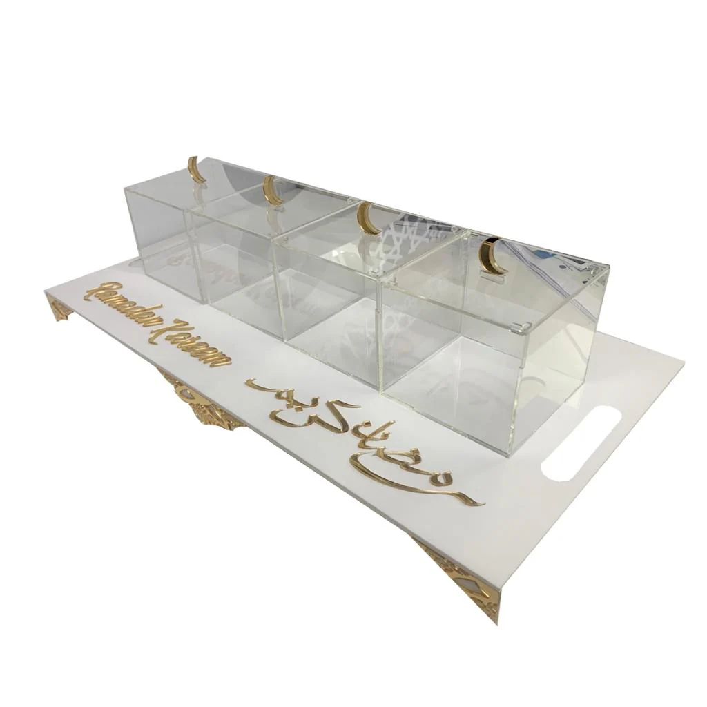 Ramadan Kareem Tray with Boxes | صينية رمضان مع علب ضيافة