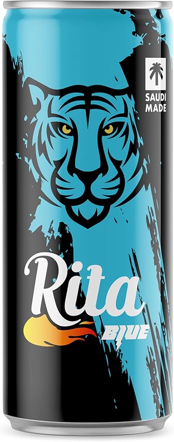 Rita Sparkling Drink Blue Can 240ml | ريتا مشروب غازي بلو باور
