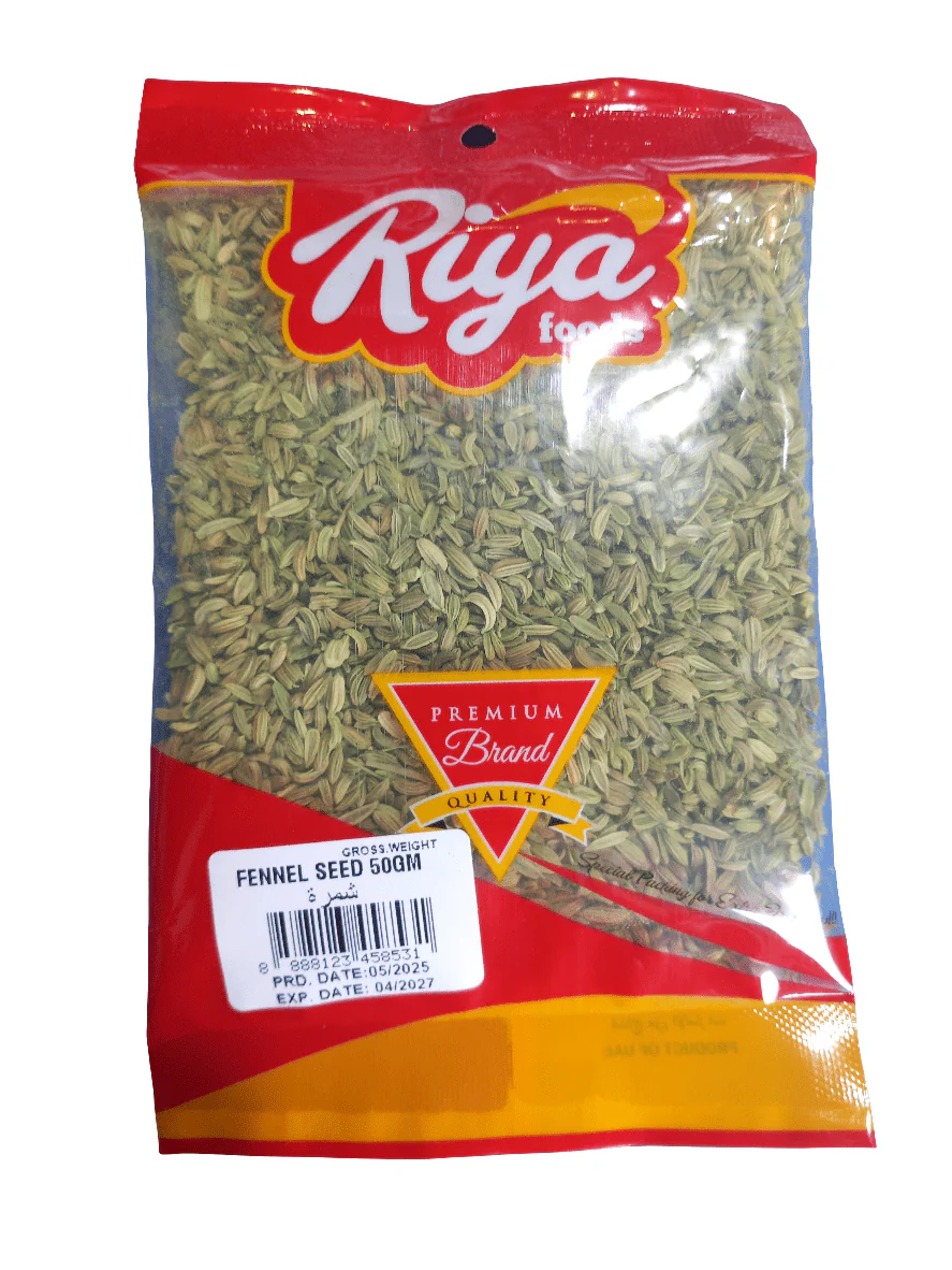 Riya Foods Fennel Seeds 50g | ريا بذور الشومر