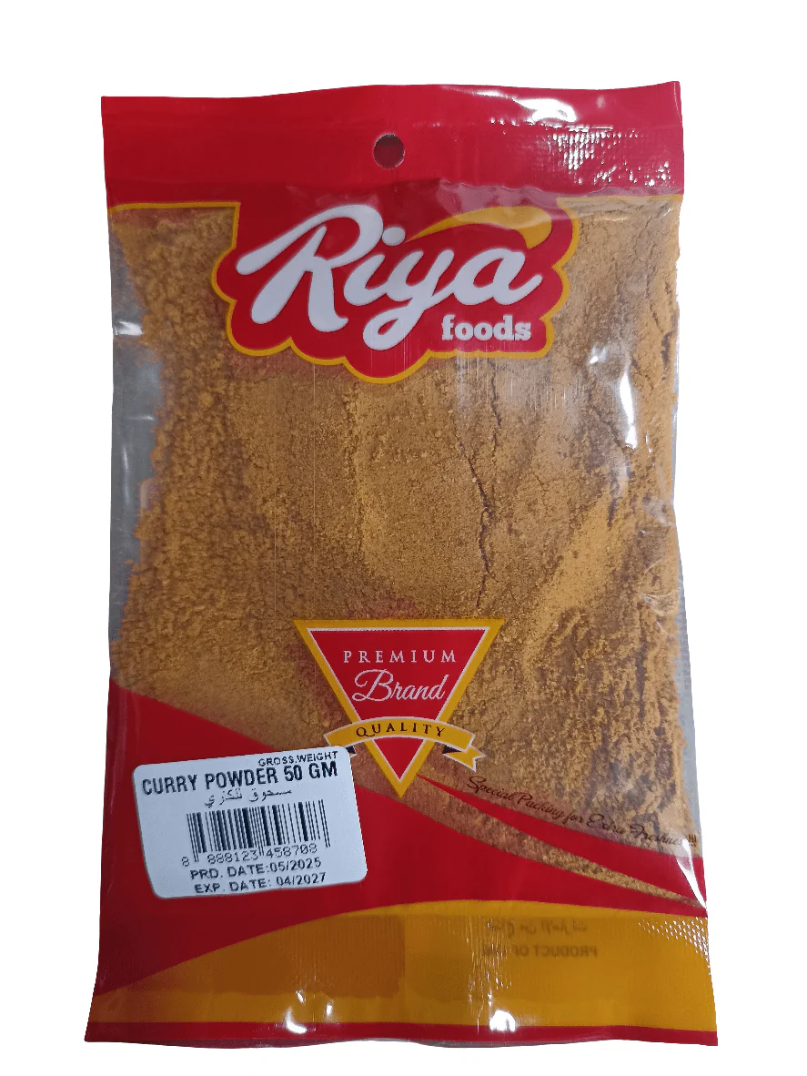 Riya Foods Curry powder 50g | ريا مسحوق الكاري