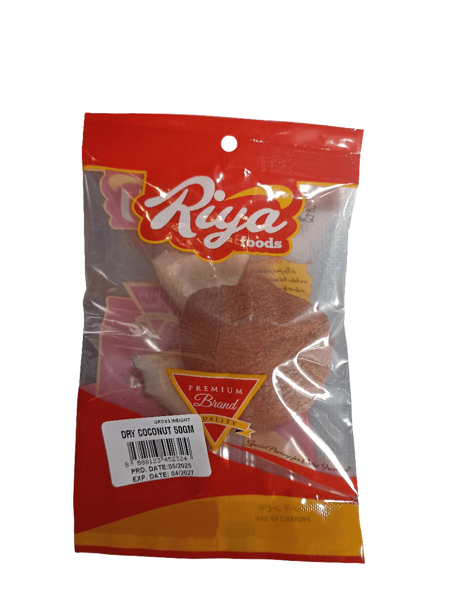 Riya Foods Dry Coconut Pieces 50g | ريا قطع جوز الهند المجففة