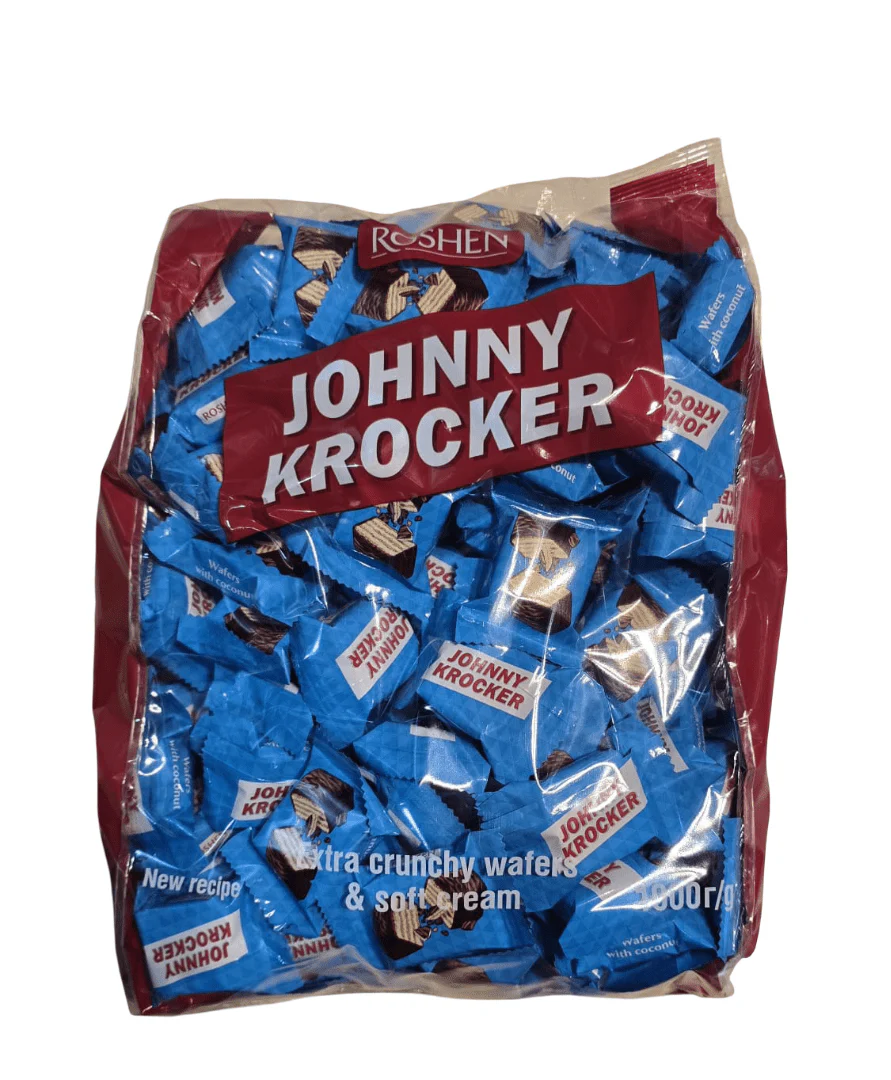 Roshen Johnny Krocker Coconut Bag 1Kg|روشن جوني كروكر جوز الهند