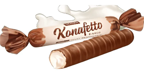 Roshen Konafetto Blanc Bag 1Kg | روشن أصابع وافل بالكريمة - Image 2
