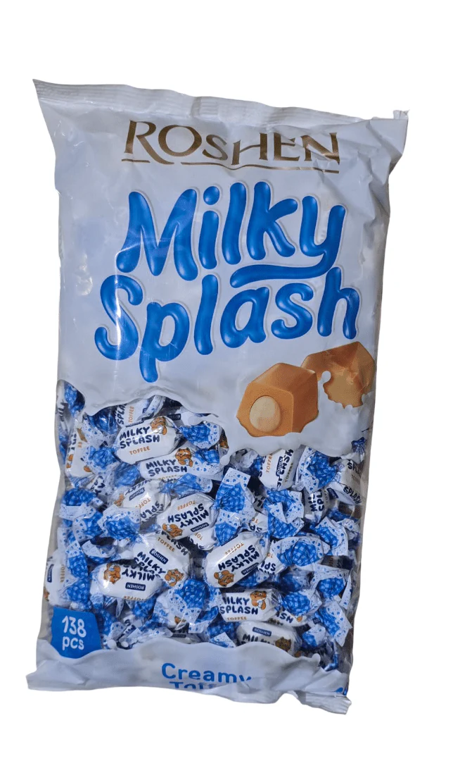 Roshen Milky Splash Toffee Bag 1Kg | روشن توفي سبلاش بالحليب