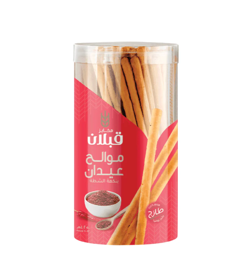 Qabalan Salty Sticks Spicy 250g | قبلان موالح عيدان شطة