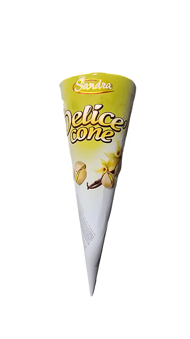 Sandra Delice Cone Pistachio Ice Cream 105g
