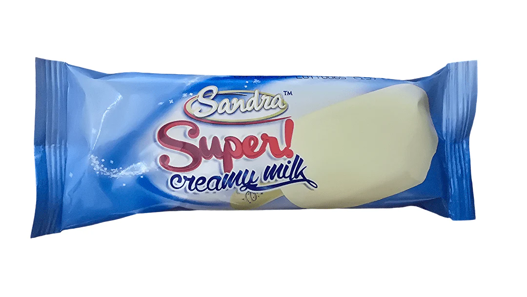 Sandra Super Creamy Milk Vanilla Ice Cream 55g