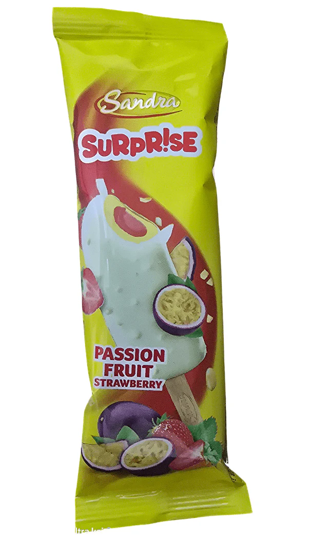 Sandra Surprise Passion Fruit Strawberry Ice Cream 80g