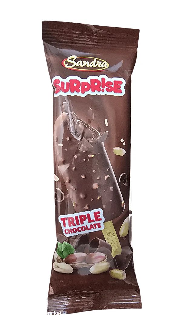 Sandra Surprise Triple Chocolate Ice Cream 80g
