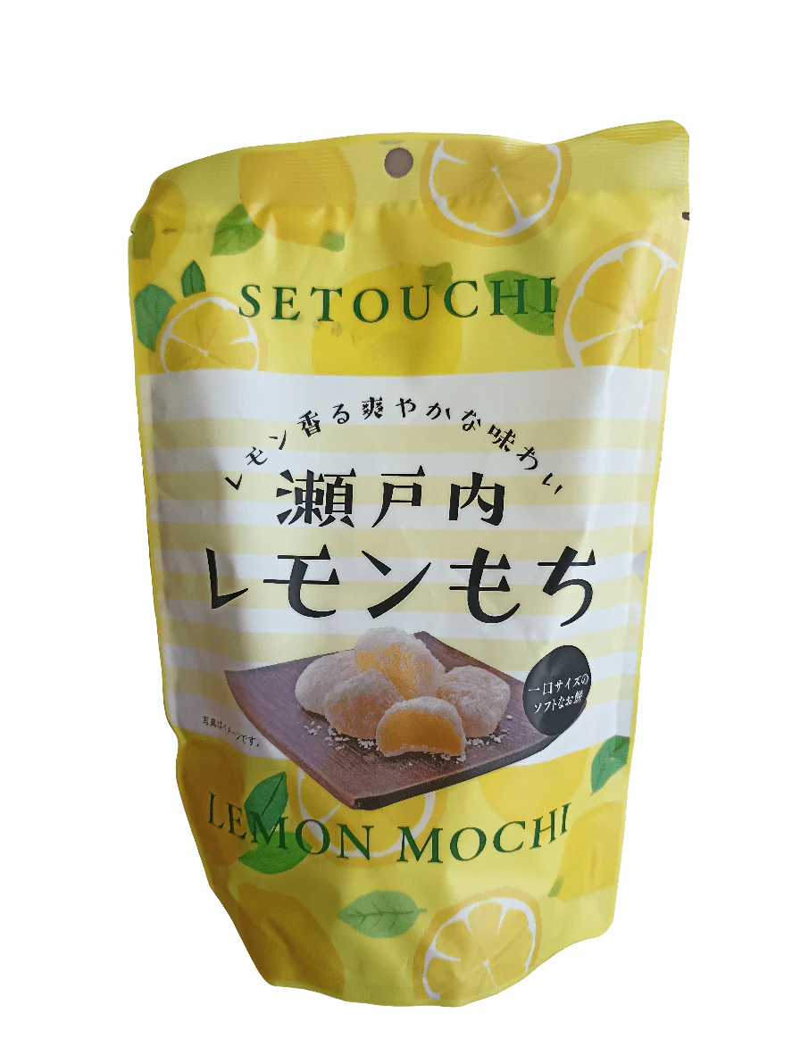 Japanese Setouchi Lemon Mochi 130g | حلوى الارز بالليمون