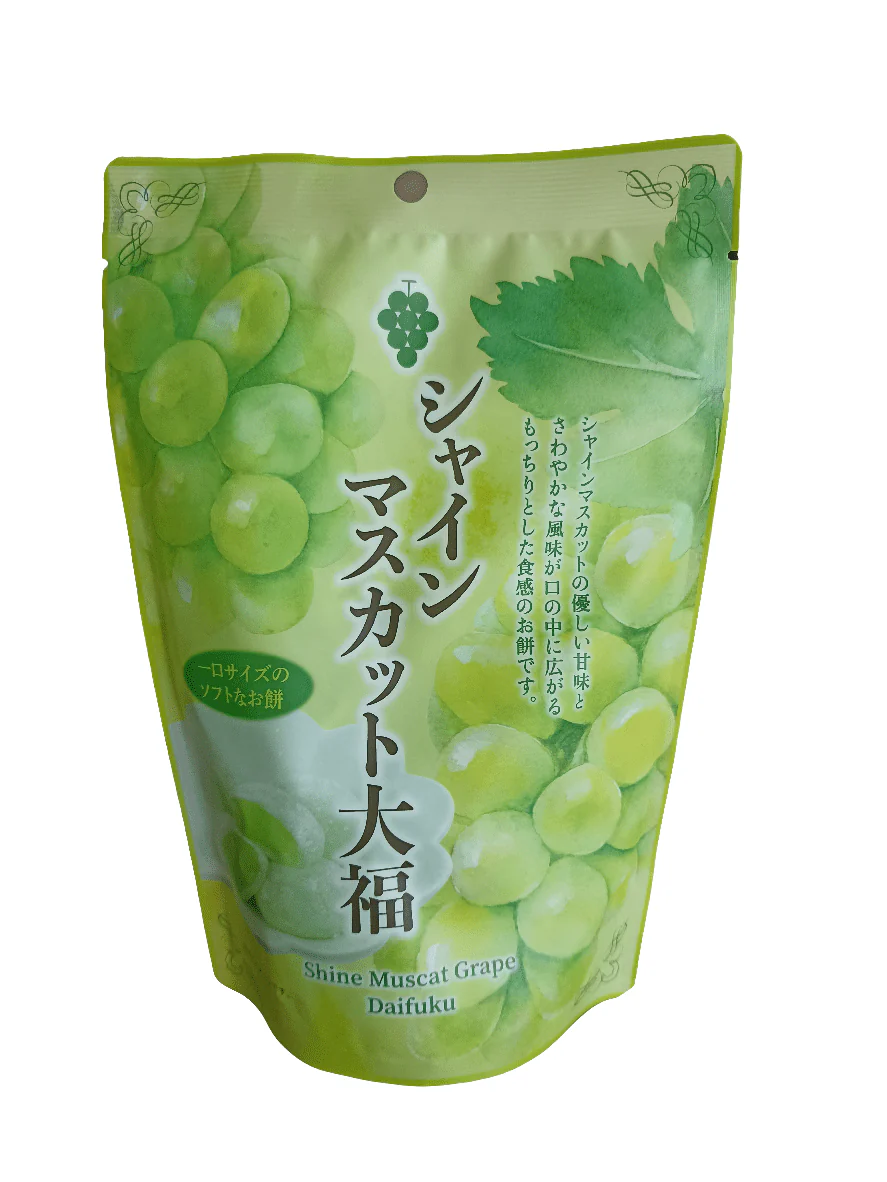 Japanese Shine Muscat Grape Daifuku Mochi 130g | حلوى الكيك بالعنب