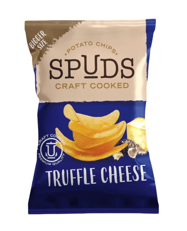 Spuds Chips Truffle Cheese 145g | سبدز شيبس ترافل تشيز
