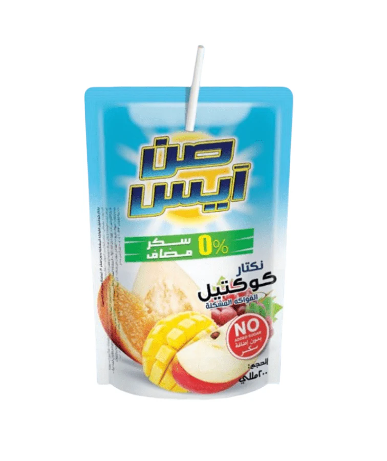 Sun Ice Sugar-Free Cocktail Nectar 200ml | صن آيس نكتار الكوكتيل