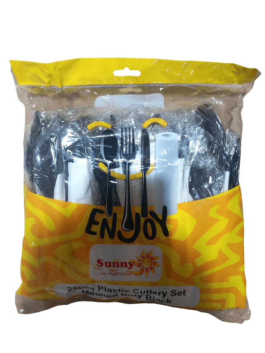 Sunny Cutlery Set 25Pcs | طقم ادوات المائدة بلاستيكية
