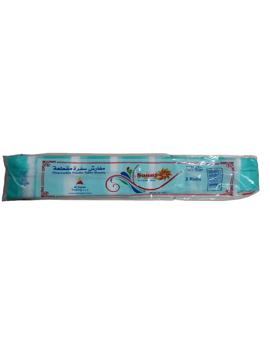Sunny Plastic Disposable Sofra Sheets Pack of 2 | مفارش سفرة مقطعة