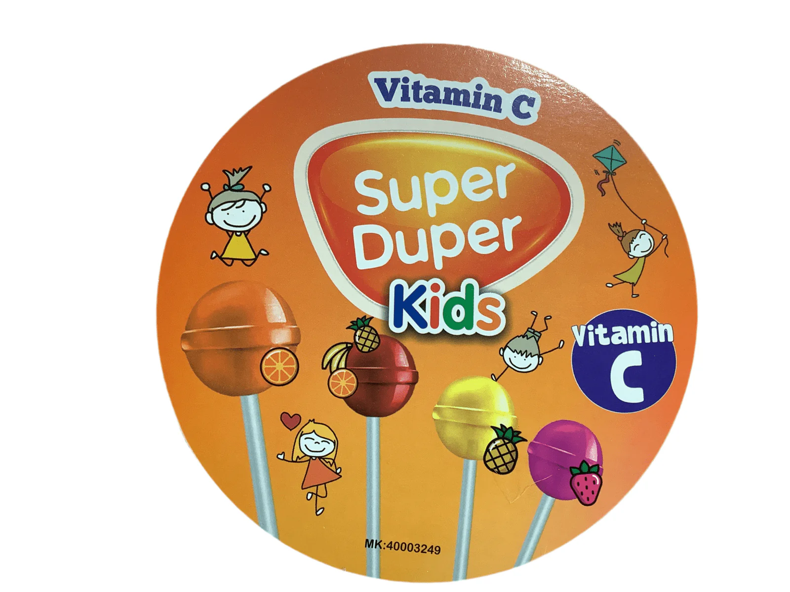 Super Duper Vitamin C Lollipops 7g | سوبر دوبر مصاصات فيتامين سي للأطفال - Image 2
