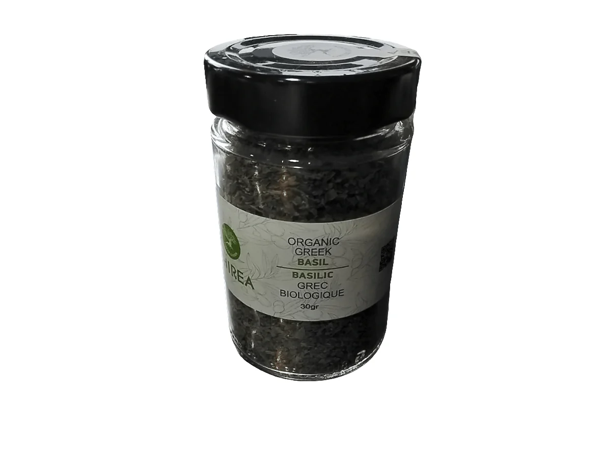 Thiria Organic Greek Dried Basil 30g