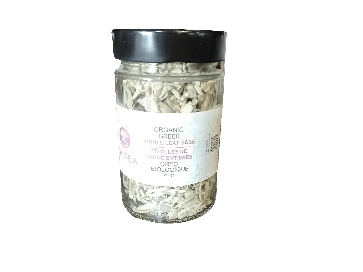 Thiria Organic Greek Whole Dried Sage Leaves 20g