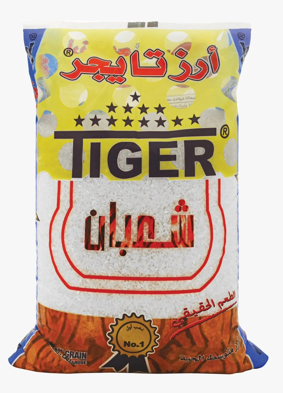 Tiger Medium Grain Rice 800g | أرز تايجر شعبان