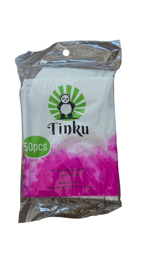 Tinku Plactic Forks 50pcs | شوك بلاستيكية
