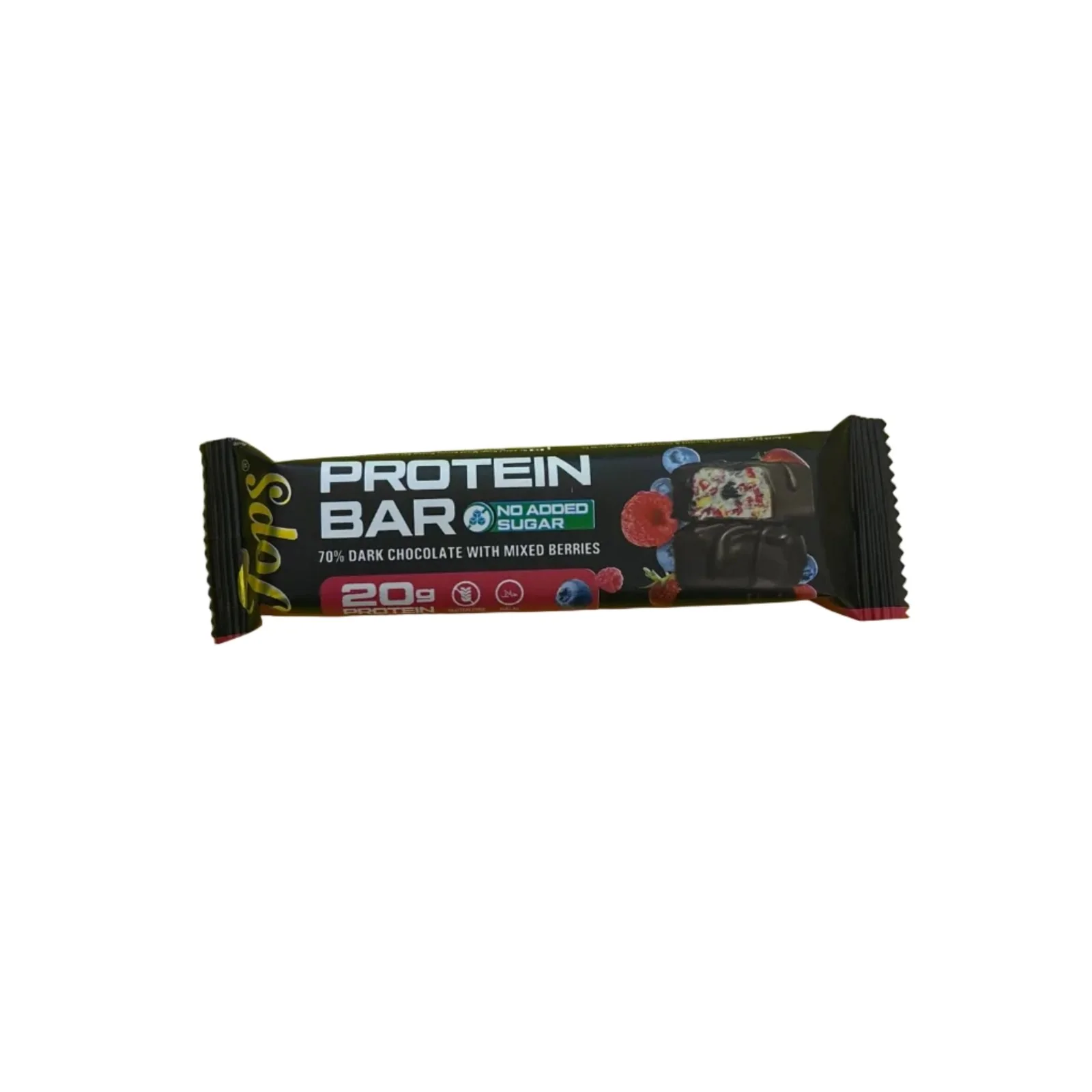 Tops Protein Bar 70% Dark Chocolate with Mixed Berries 60g
