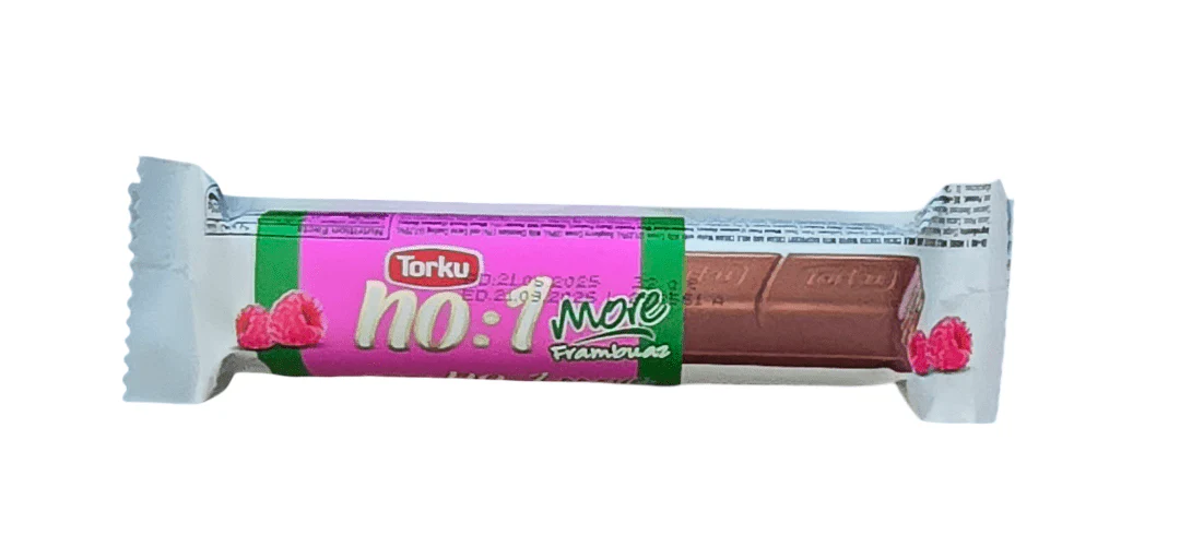 Torku No:1 More Frambuaz Wafer Raspberry & Cream 25g | توركو ويفر الشوكولاتة بالتوت