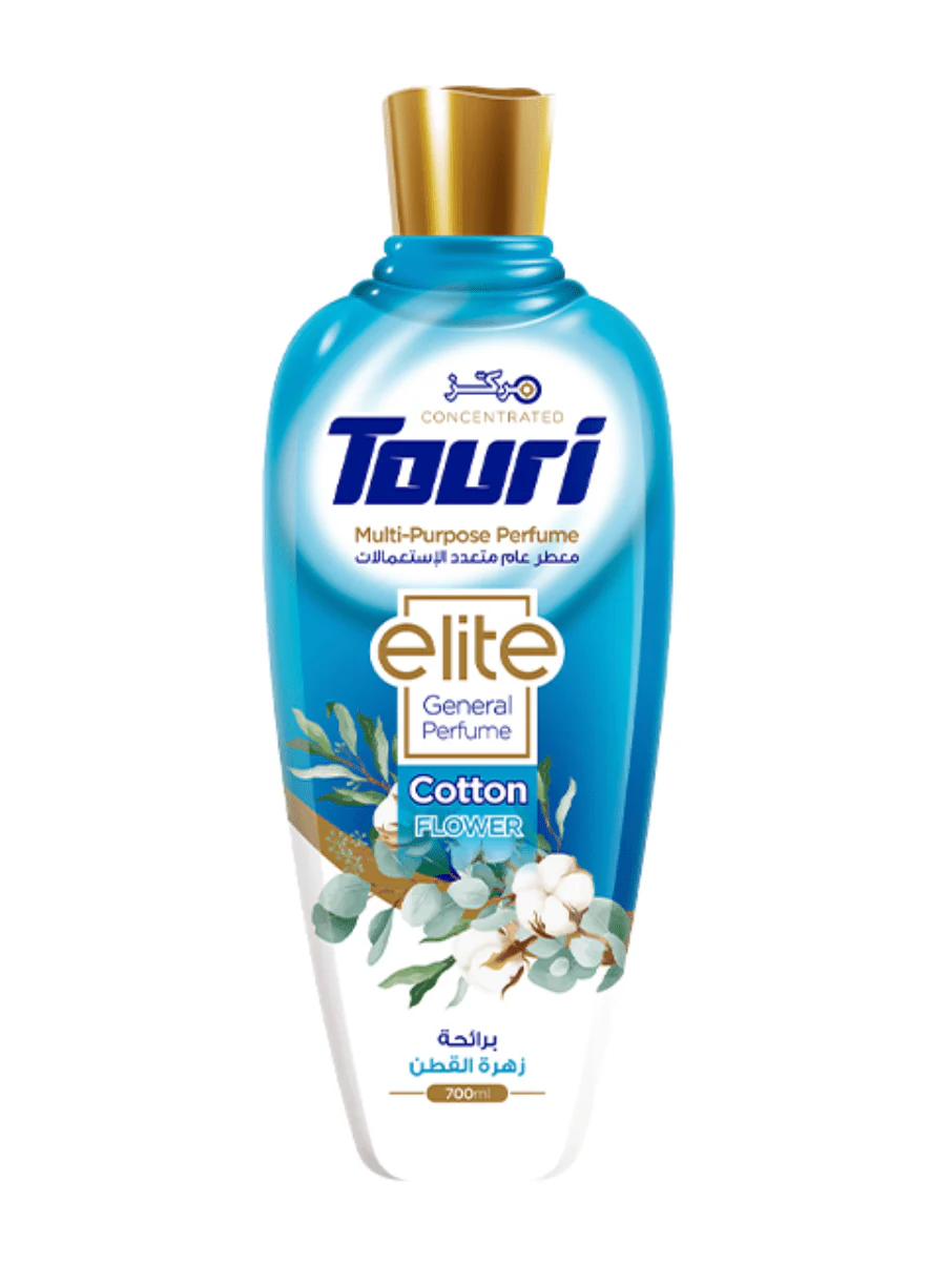 Touri Elite Perfume Cotton Flower 700ml | توري ايليت معطر متعدد الاستعمالات زهرة القطن