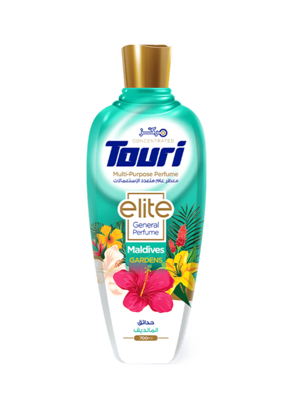 Touri Elite Perfume Maldives Gardens 700ml | توري معطر متعدد الاستعمالات حدائق المالديف